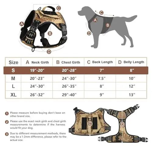 WINGOIN Purple Tactical Dog Harness Vest for Small Dogs No Pull My Store