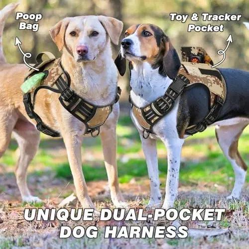 WINGOIN Purple Tactical Dog Harness Vest for Small Dogs No Pull - Trusted Pet Products