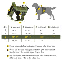 WINGOIN Purple Tactical Dog Harness Vest for Small Dogs No Pull - Trusted Pet Products