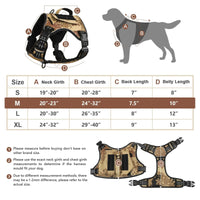 WINGOIN Purple Tactical Dog Harness Vest for Small Dogs No Pull My Store