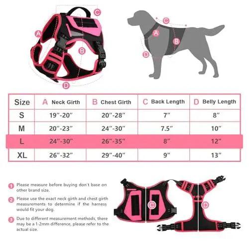 WINGOIN Purple Tactical Dog Harness Vest for Small Dogs No Pull - Trusted Pet Products