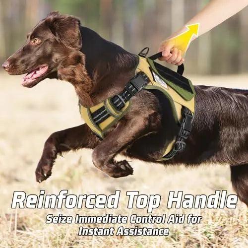 WINGOIN Purple Tactical Dog Harness Vest for Small Dogs No Pull - Trusted Pet Products