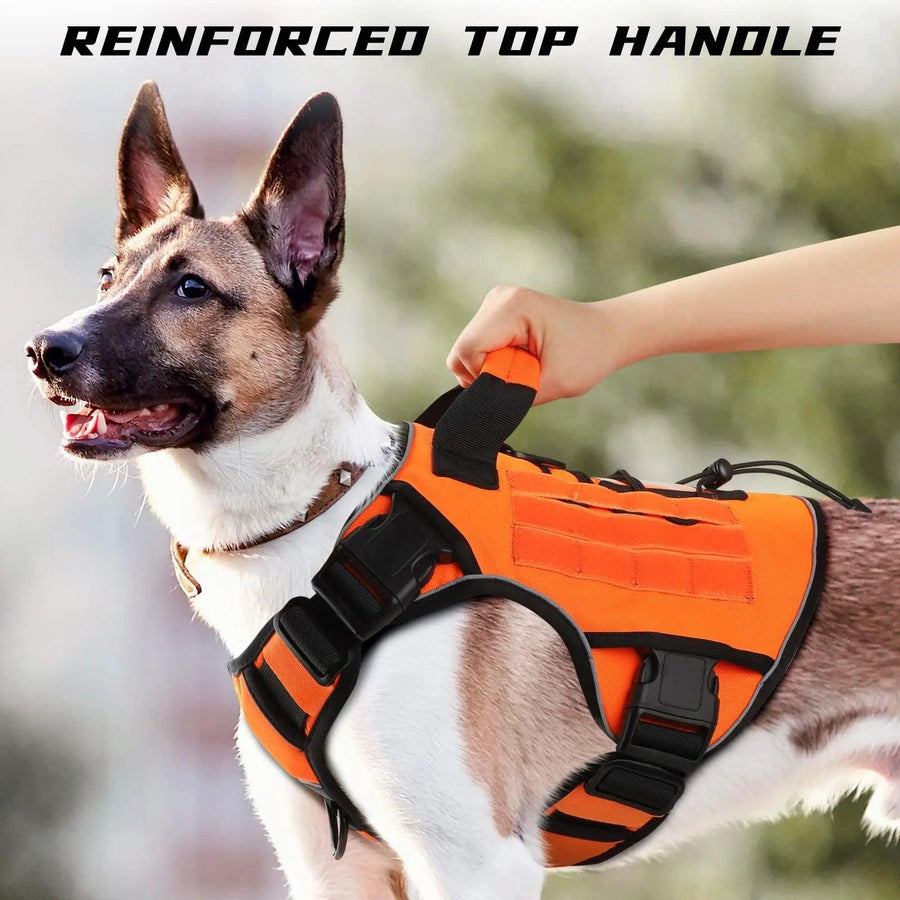 WINGOIN Purple Tactical Dog Harness Vest for Small Dogs No Pull - Trusted Pet Products