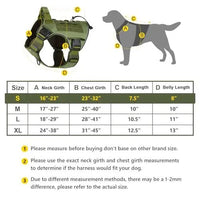 WINGOIN Purple Tactical Dog Harness Vest for Small Dogs No Pull My Store