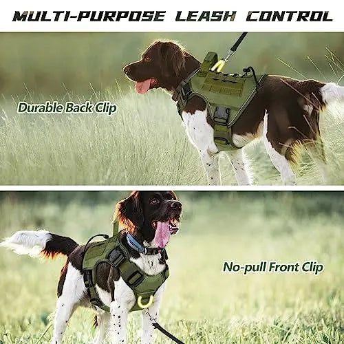 WINGOIN Purple Tactical Dog Harness Vest for Small Dogs No Pull My Store