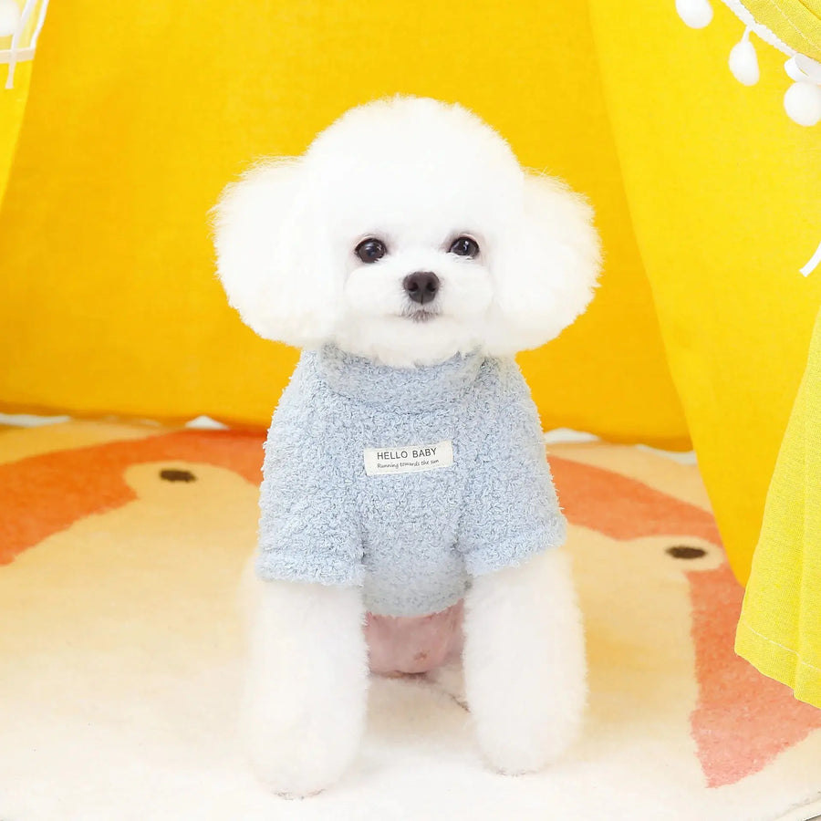 Warm Plush Sweater Dog Clothes Trusted Pet Products