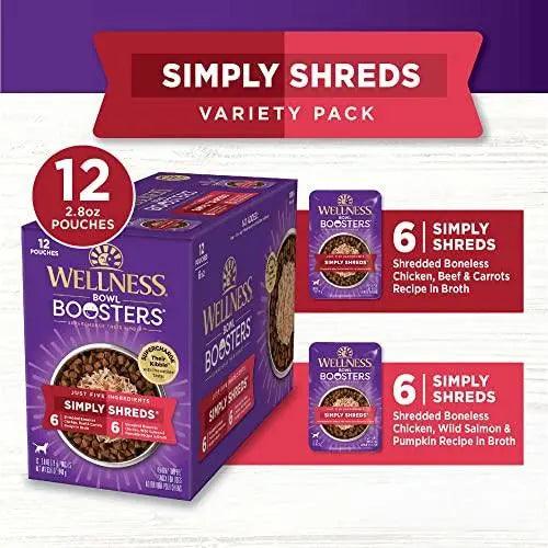 Wellness Natural Pet Food Simply Shreds Variety Pack - Trusted Pet Products