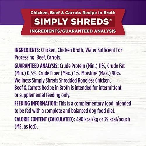 Wellness Natural Pet Food Simply Shreds Variety Pack - Trusted Pet Products