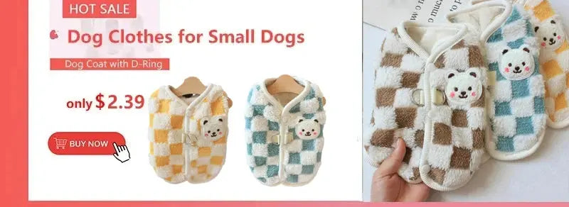 Winter Warm Plush Sweater for Small Dogs Trusted Pet Products