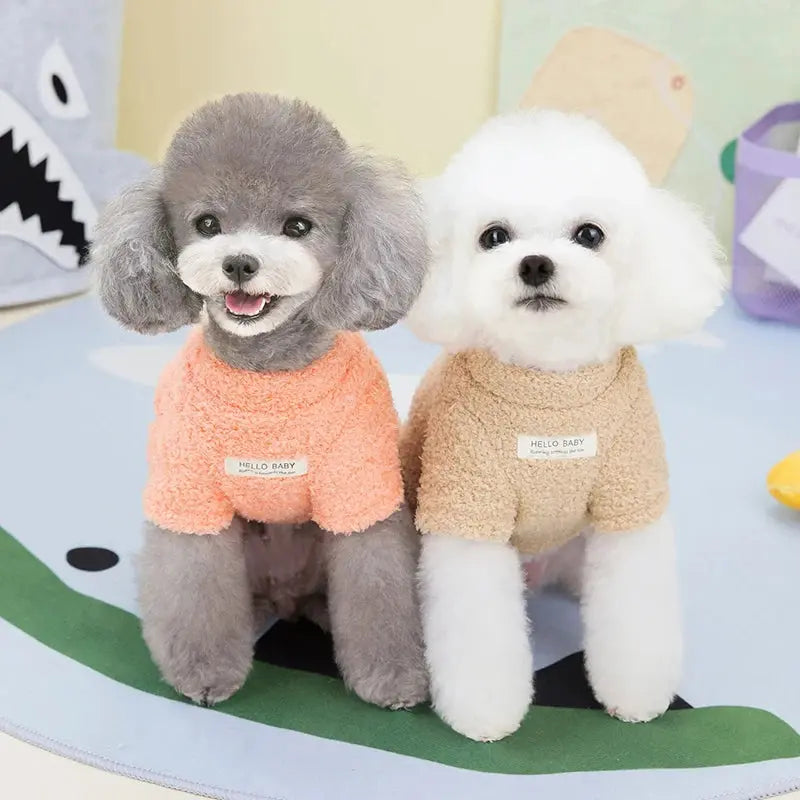 Winter Warm Plush Sweater for Small Dogs Trusted Pet Products