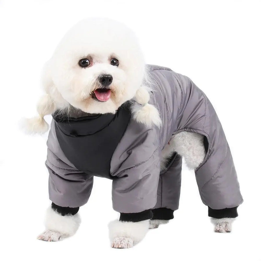 Winter Waterproof Pets Clothes Warm Thicken Dog Jacket with D Ring Puppy Coats for Small Medium Dogs Jumpsuit Chihuahua Overalls - Trusted Pet Products