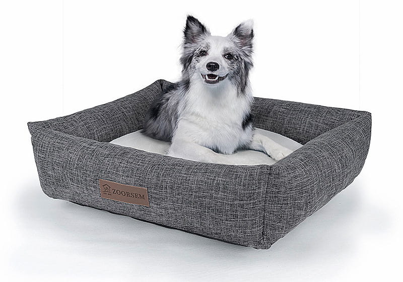 Cozy Winter Warm Linen Square Creative Pet Bed for Ultimate Comfort