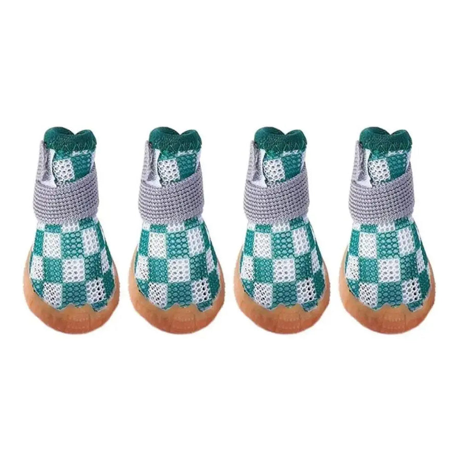 4pcs/set Anti-skid Breathable Mesh Shoes Soft for Small Dogs - Trusted Pet Products