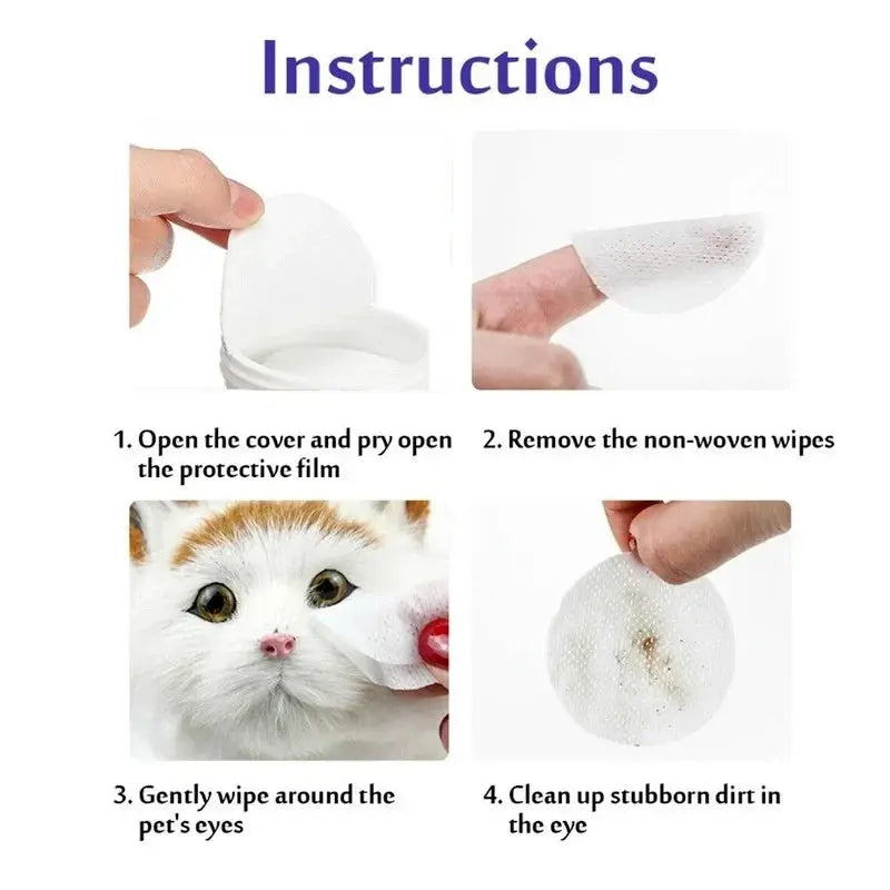 130 Pcs/set Dog and Cat Cleaning Wipes Trusted Pet Products