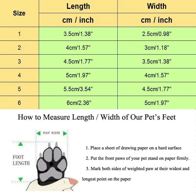 4 pieces / set of new winter reflective warm pet shoes dog snow boots non-slip waterproof cat and dog protection paws essential - Trusted Pet Products